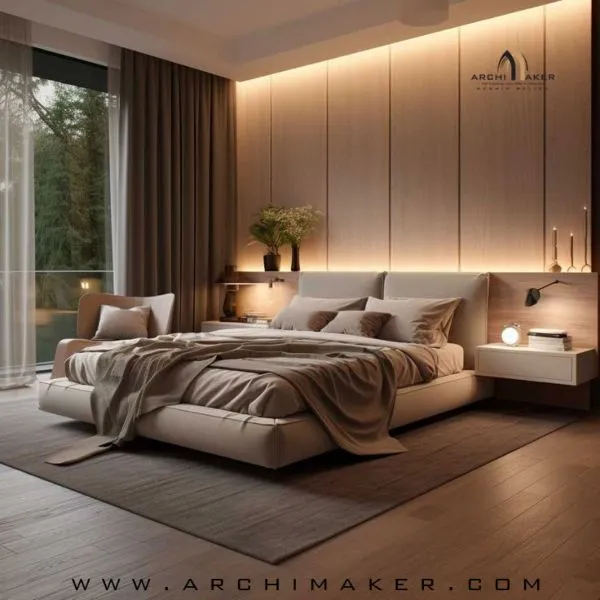 غرف نوم اضاءه خافته - أفكار مذهلة