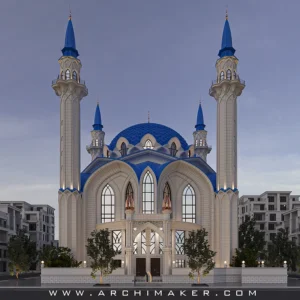 تصميم مسجد طريق الملوك، المملكه العربيه السعوديه، جدة