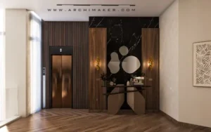 حساب الكميات تصميم الديكور الداخلي لفيلا مودرن