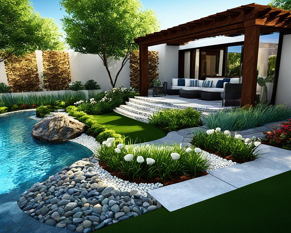 خطوات تصميم اللاندسكيب للفيلل السكنية