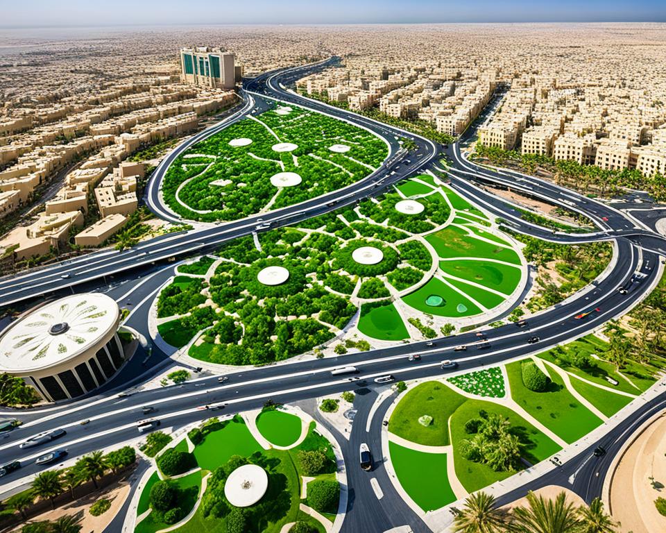 التخطيط العمراني والمساحات الخضراء في جدة