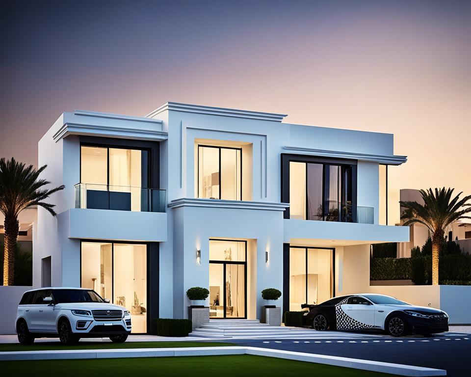 تصميم واجهات كلاسيكية ومودرن للفلل