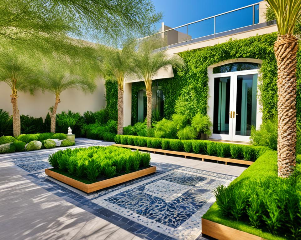 تصميم حدائق خارجية في السعودية - خدمات احترافية