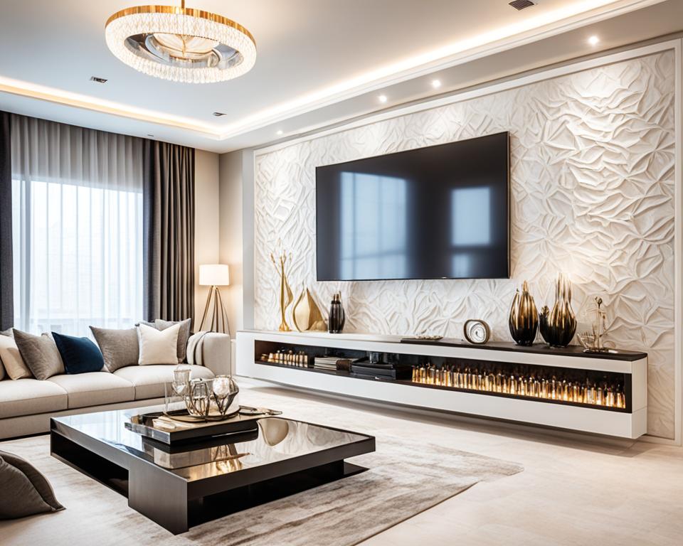 اختيار تصميم جدار التلفزيون