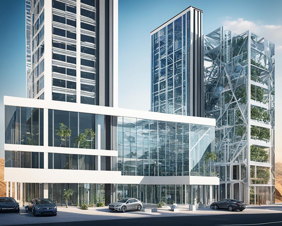 التقنيات المستخدمة في تصميم المباني التجارية