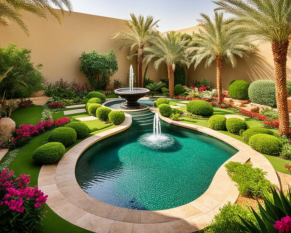 تصميم حدائق منزلية السعودية