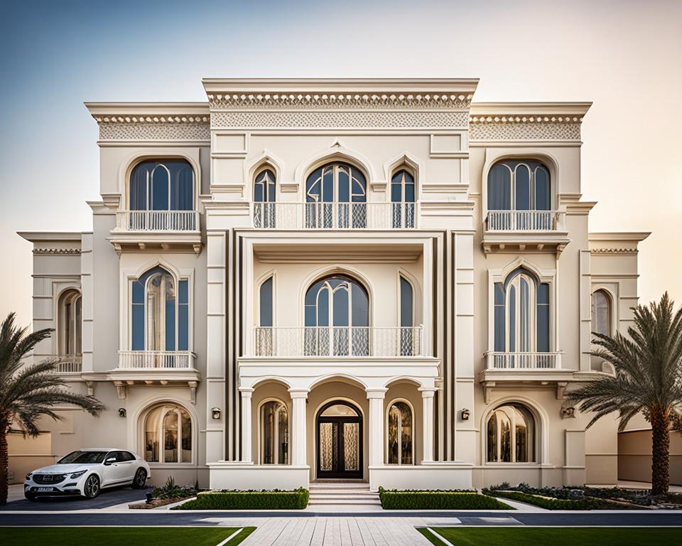 تصميم واجهات منازل أنيقة