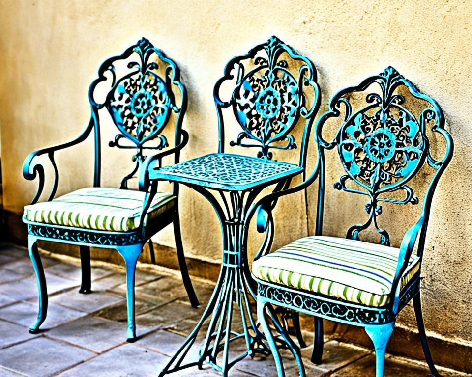 كراسي حديد للحوش