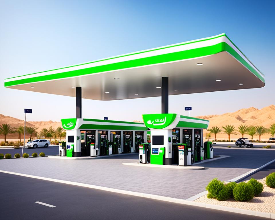 مشروع محطة بنزين صغيرة