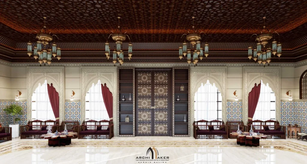 تصميمات مخطط مجلس خارجي ومقلط - السعودية