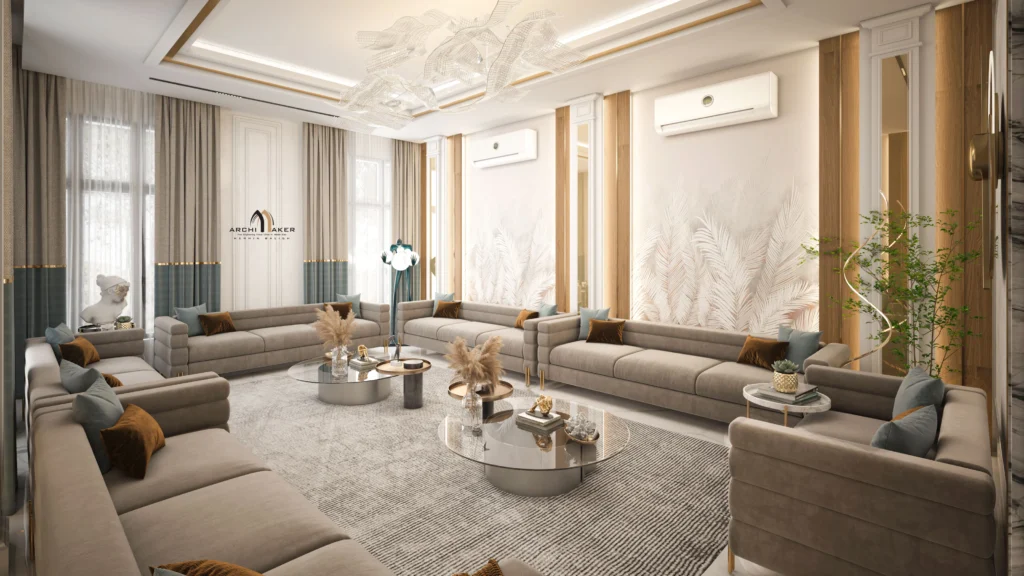 تصميمات مخطط مجلس خارجي ومقلط - السعودية