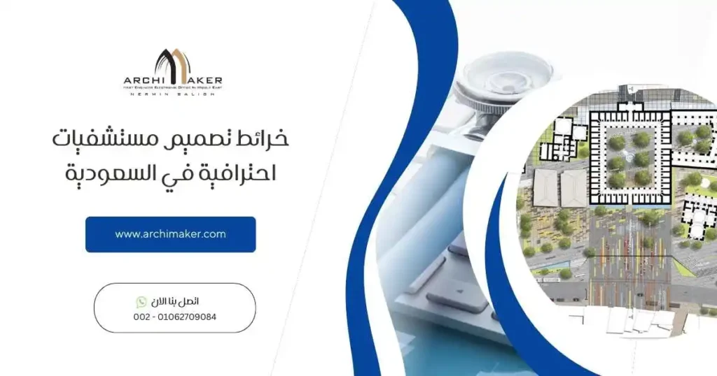خرائط تصميم مستشفيات احترافية في السعودية