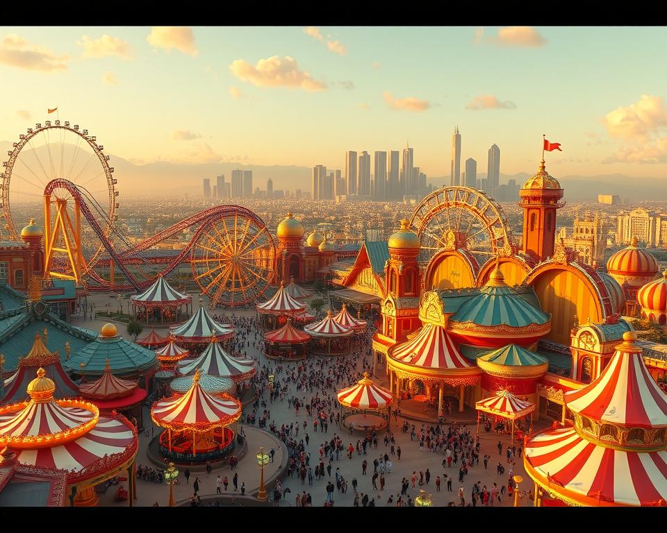 تصميم مدينة ملاهي