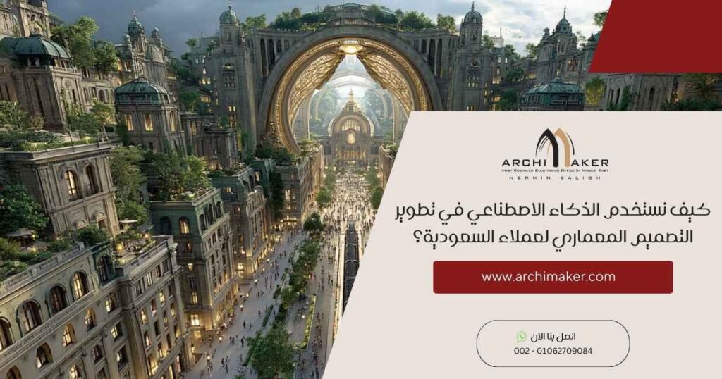 كيف نستخدم الذكاء الاصطناعي في تطوير التصميم المعماري لعملاء السعودية؟