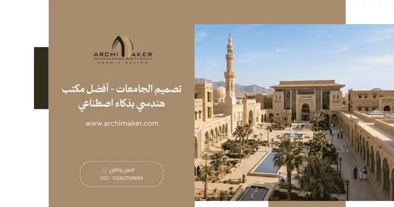 تصميم الجامعات - أفضل مكتب هندسي بذكاء اصطناعي