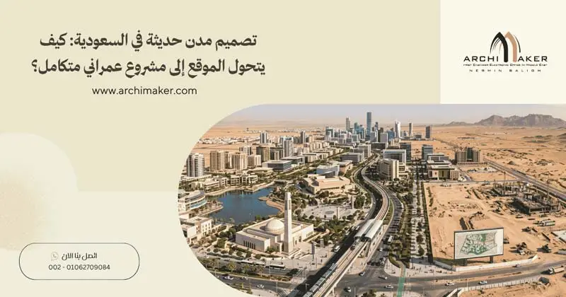 تصميم مدن حديثة في السعودية كيف يتحول الموقع إلى مشروع عمراني متكامل؟