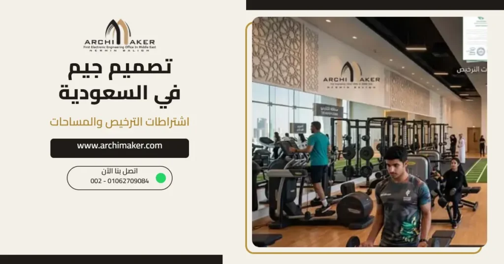 تصميم جيم في السعودية: اشتراطات الترخيص والمساحات