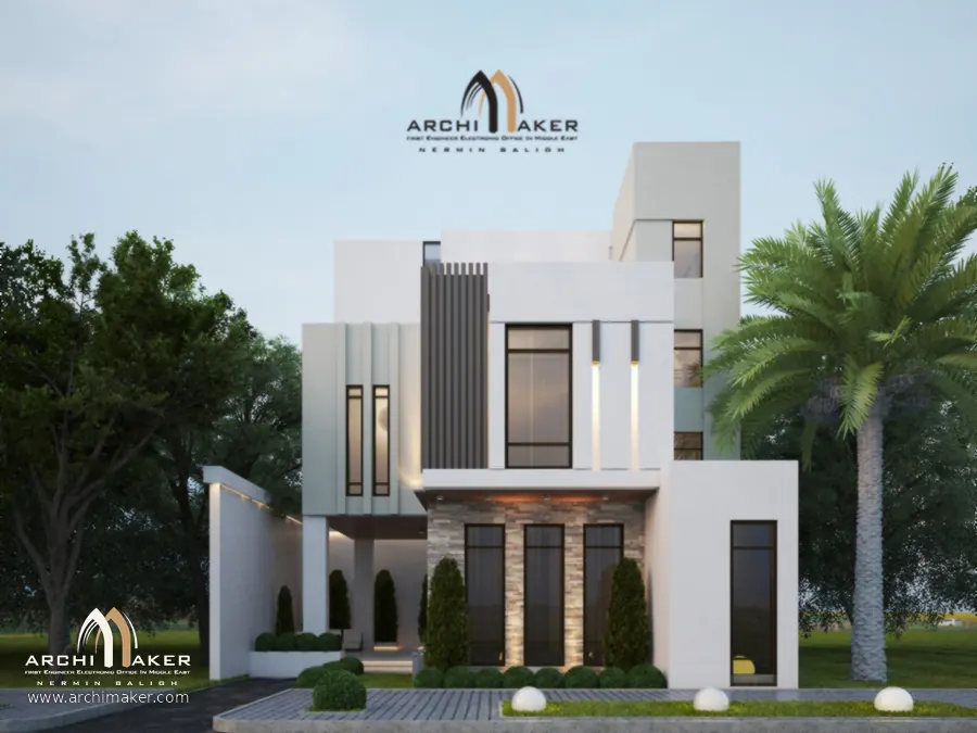 منظور تصميم فيلا سكنية للمالك محمد علي سليمان في السعودية – تصميم أركيميكر