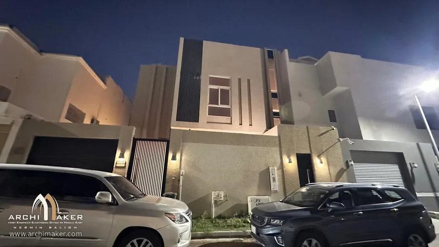 فيلا محمد علي سليمان في السعودية بعد اكتمال التنفيذ – تصميم أركيميكر