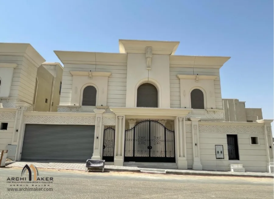 فلل مشروع البوابة في السعودية بعد التنفيذ – تصميم أركيميكر